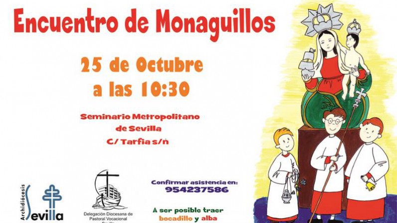 El sábado se celebra la primera Convivencia de monaguillos en el Seminario