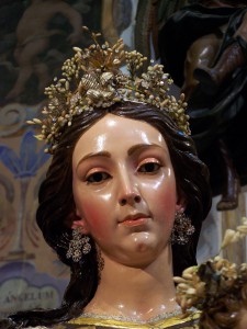Virgen del Carmen detalle