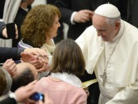 El Papa con APASCIDE, la asociación de familias de personas con sordoceguera