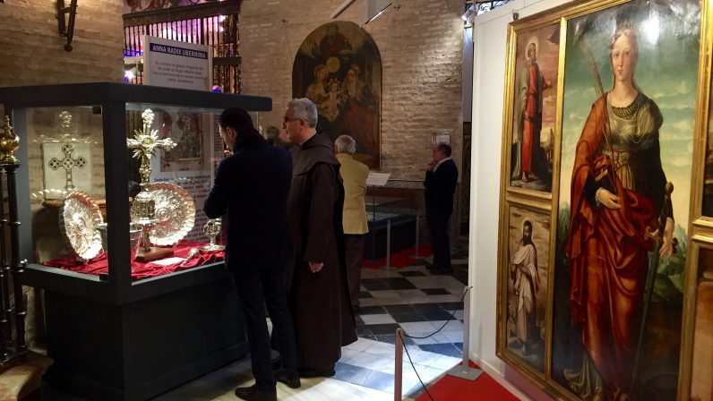 Inauguración de la exposición del 750º aniversario de la Parroquia de Santa Ana