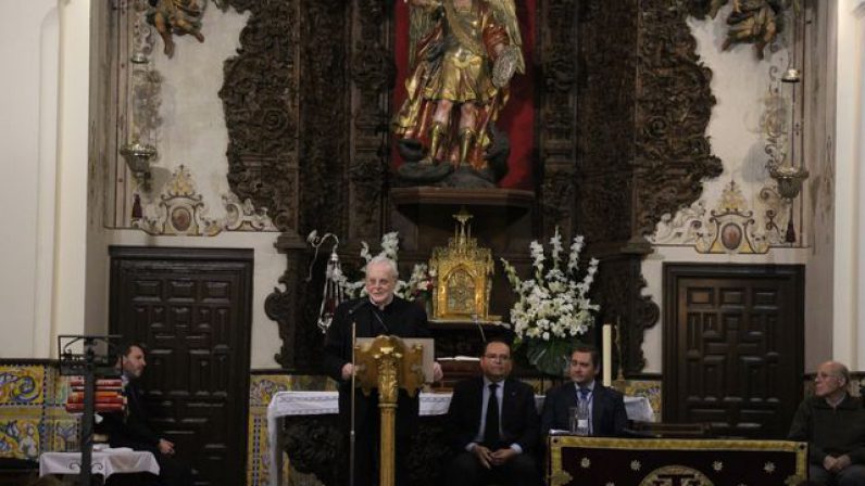 El Cardenal Amigo clausura los actos formativos de la Hermandad de Jesús, en Marchena
