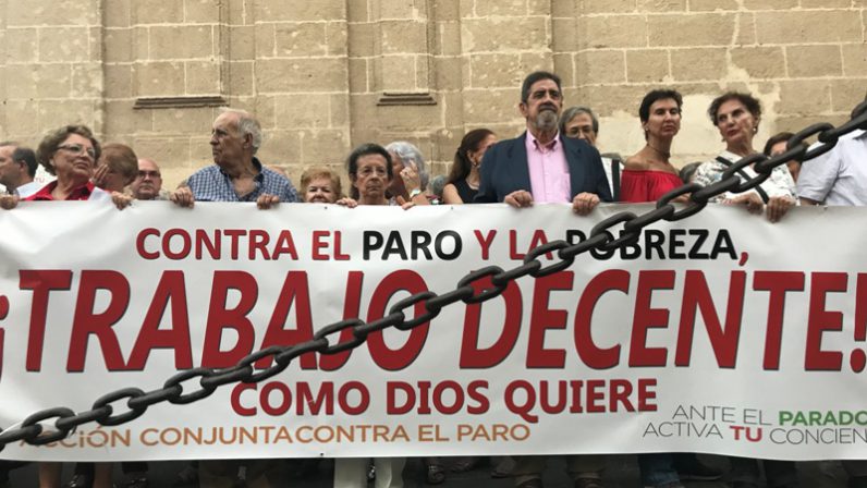 La Iglesia en Sevilla unida contra el paro