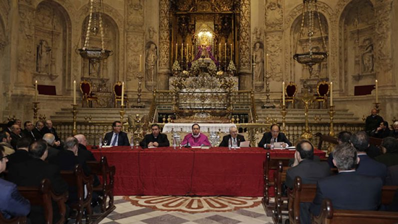 Cabildo de Toma de Horas de la Semana Santa 2018 en Sevilla