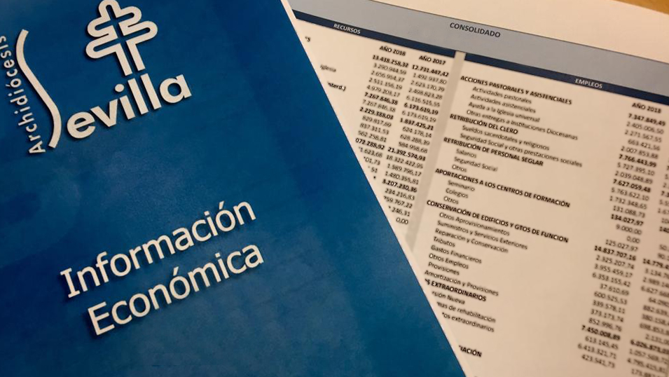 El balance consolidado de la Archidiócesis de Sevilla se cerró en 2022 con más de 56 millones de euros