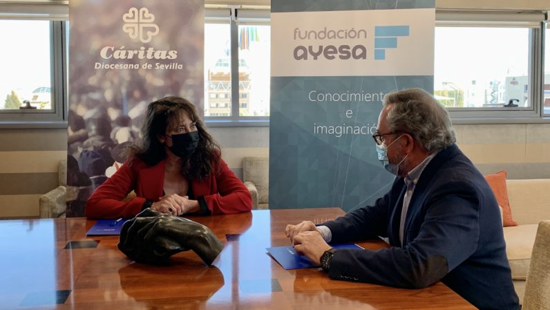 Fundación Ayesa refuerza su compromiso con la acción de Cáritas Sevilla