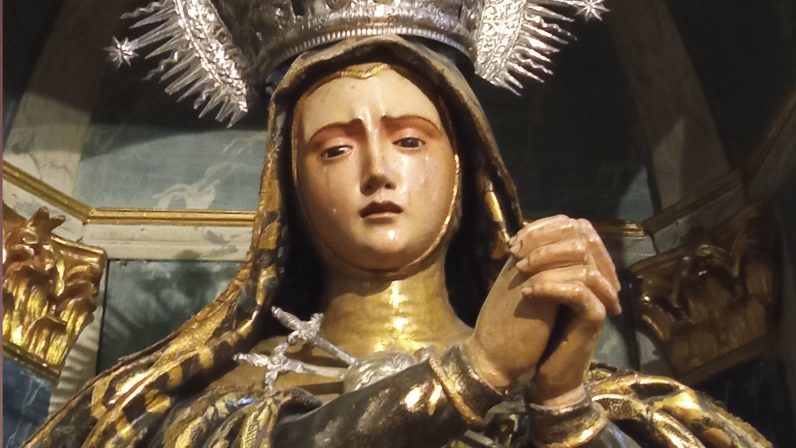 Virgen Dolorosa. Capilla de San Pedro de Alcántara (Sevilla)