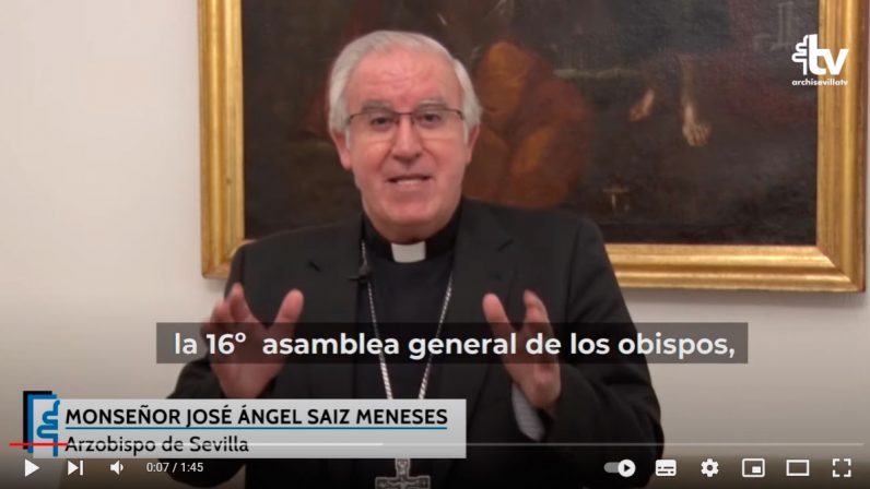 El arzobispo de Sevilla convoca al inicio de la fase diocesana del Sínodo