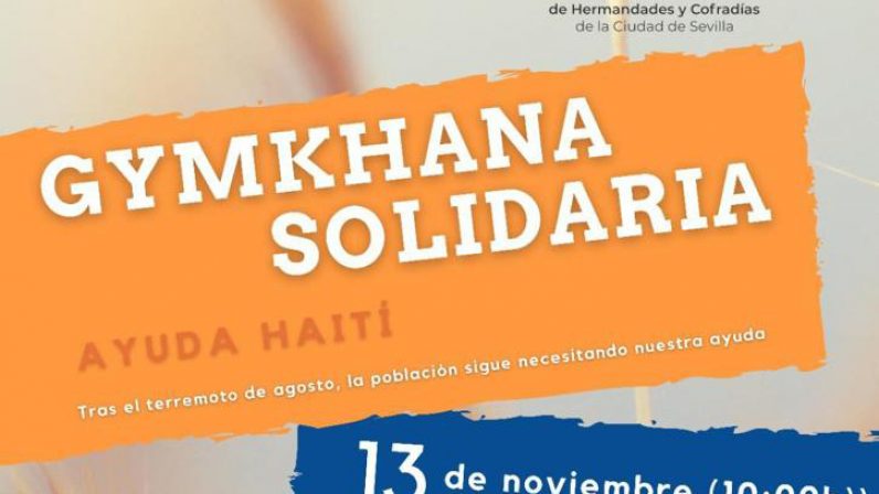 Manos Unidas Sevilla organiza una gymkhana solidaria a favor de Haití
