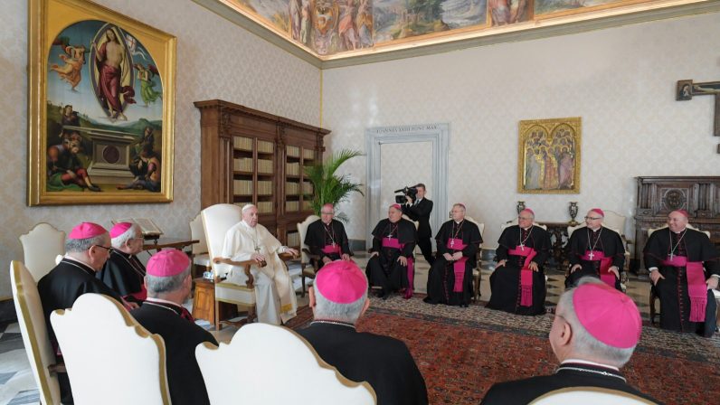 El Papa recibe a monseñor Saiz en el cierre de la visita ad limina