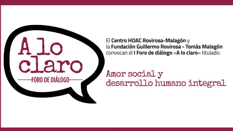 La HOAC de Sevilla promueve el Foro ‘A lo claro’ sobre la fraternidad