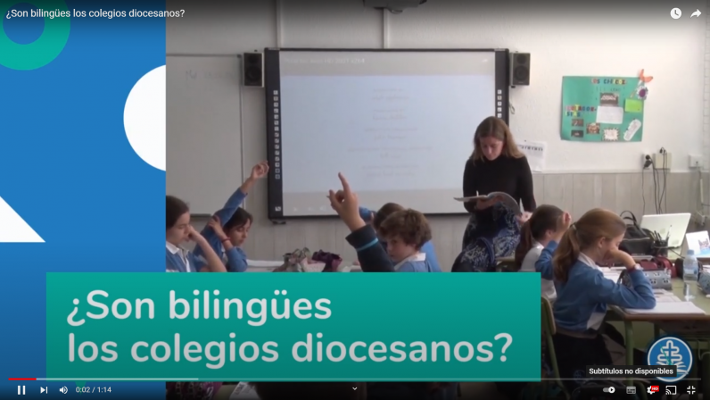 ¿Son bilingües los colegios diocesanos?