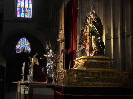 La Catedral de Sevilla se prepara para la gran jornada del Corpus Christi
