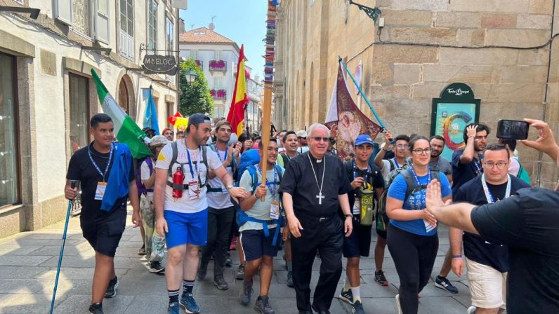 Más de 700 sevillanos participan de la Peregrinación Europea de Jóvenes en Santiago de Compostela