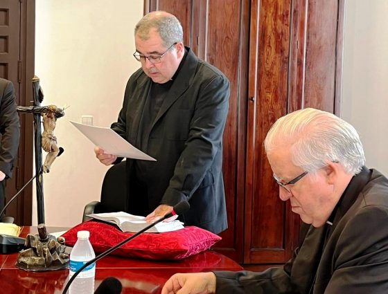 Antero Pascual toma posesión como vicario episcopal para el Clero