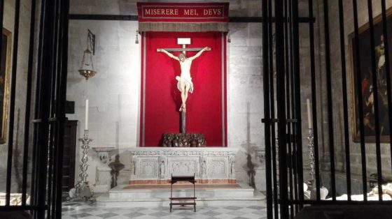 El Cabildo recupera la capilla de San Andrés como lugar de oración