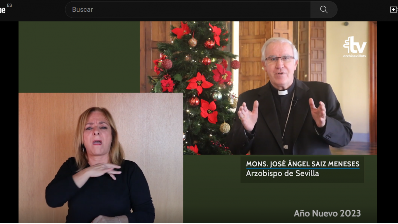 Mensaje de Año Nuevo del Arzobispo de Sevilla, en Lengua de Signos Española