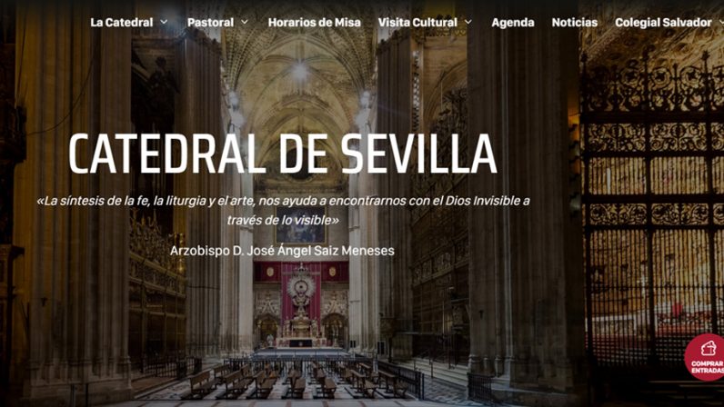 La Catedral de Sevilla presenta su nueva página web