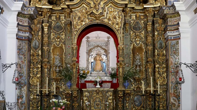 Retablo mayor de la ermita de la Virgen del Monte (Cazalla de la Sierra)
