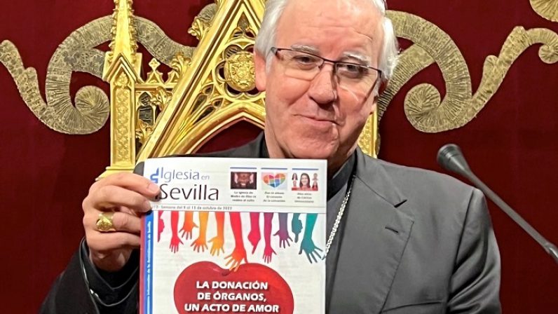 El arzobispo de Sevilla recibirá la distinción del Colegio de Médicos en el Día Nacional del Donante de Órganos