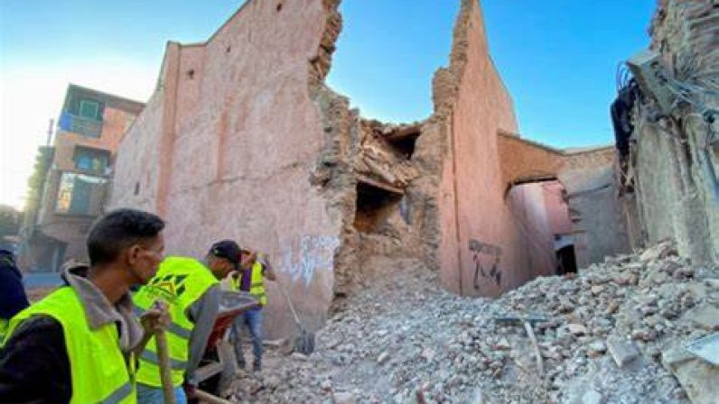 La Iglesia con los damnificados del terremoto en Marruecos
