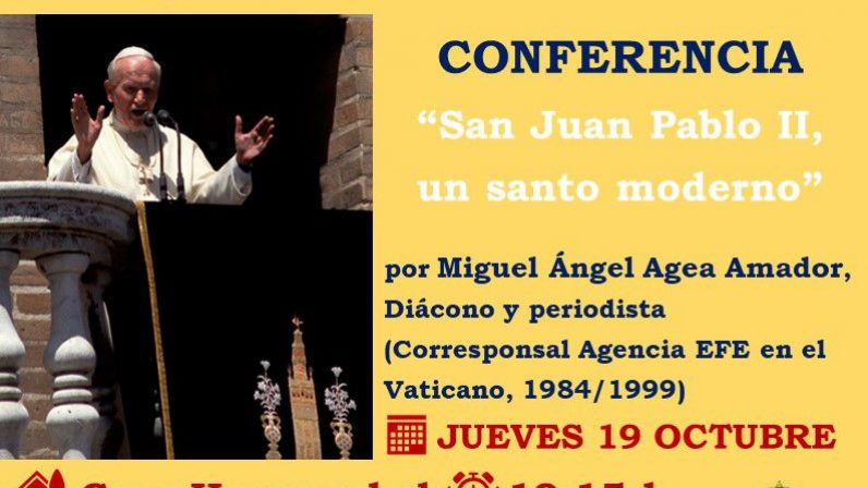 Ciclo formativo sobre S. Juan Pablo II en la Hdad. de la Cena