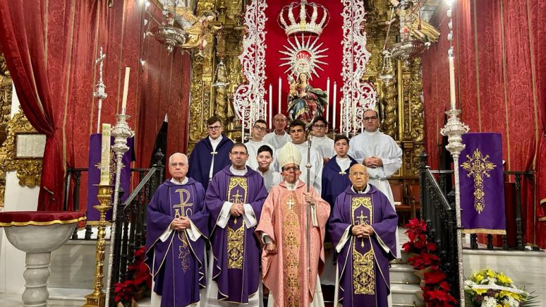 Clausura del año jubilar en la Parroquia Santa María de las Nieves, de Olivares